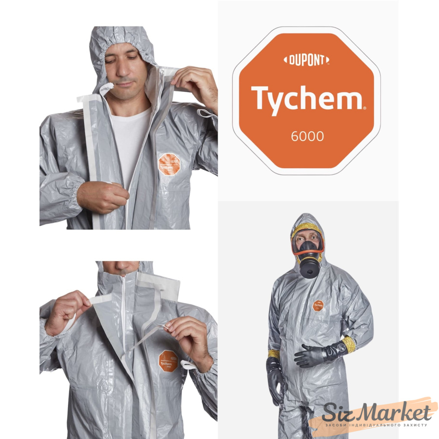 Защитный комбинезон DuPont Tychem 6000 F химический